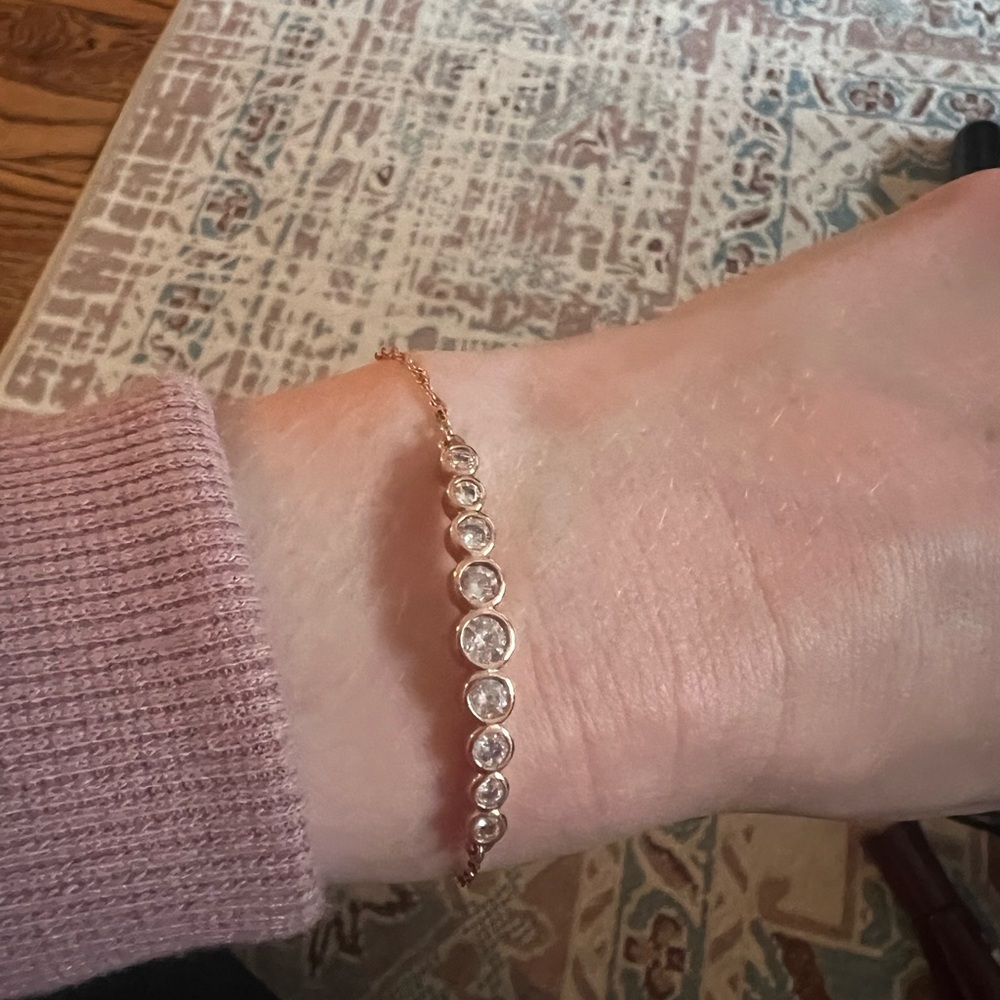 Kate Spade Gold Bracelet with Diamond Accents